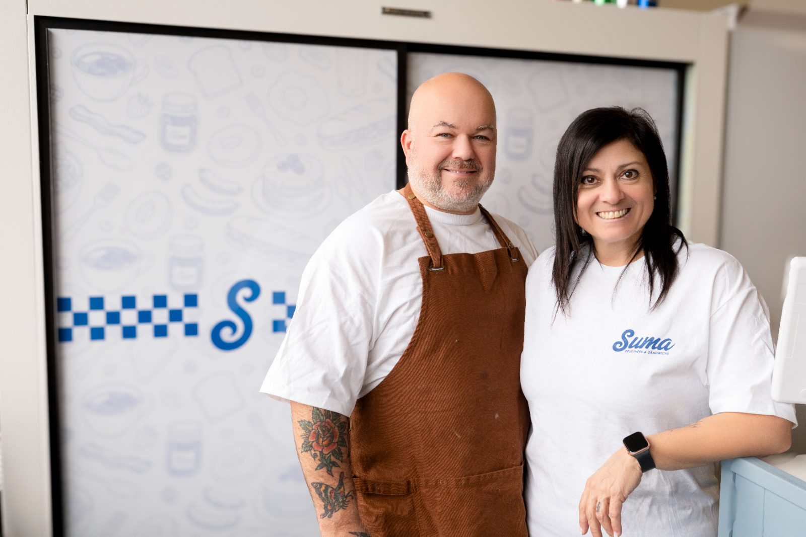 Sue et Marc, propriétaires du restaurant Suma à Delson